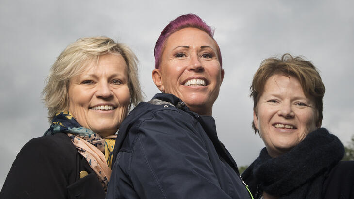 Kristin Voldsnes, Anne Hønstvedt og Elisabet Eggan, Norlandia barnehager.