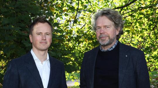 Anders Vollen og Olav Kvam deltok på vegne av Spekter under høring i Arbeids- og sosialkomiteen om statsbudsjettet.
