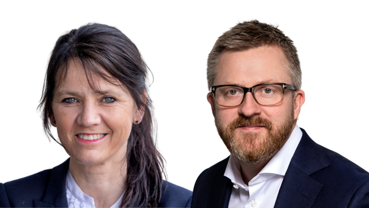 Anne-Kari Bratten og Hans-Erik Skjæggerud.
