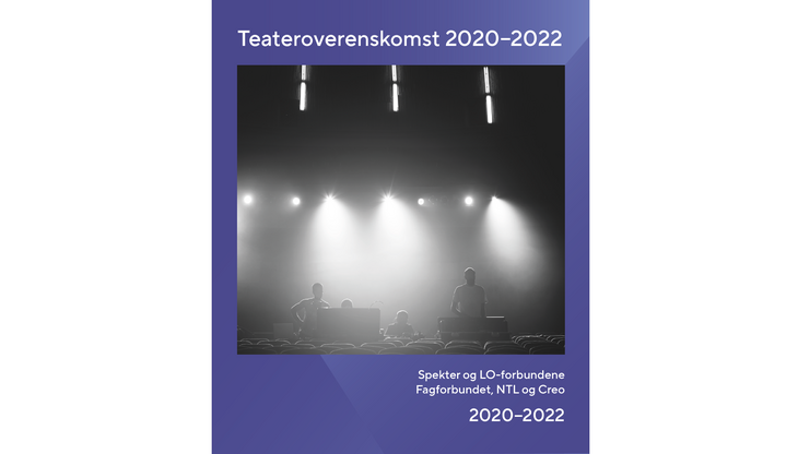 Teateroverenskomst LO 2020-2022 forside